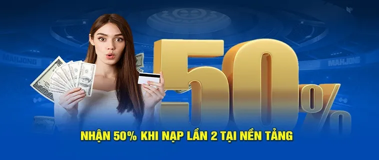 Cơ Hội Vàng: Nạp Lần 2 Tặng 50% Tại Nhà Cái VNloto!